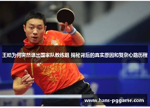 王皓为何突然退出国家队教练组 揭秘背后的真实原因和复杂心路历程